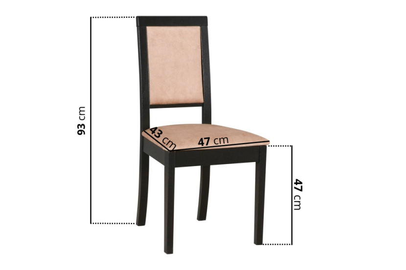 Krzesło ROMENA 13 czarny / 21B
