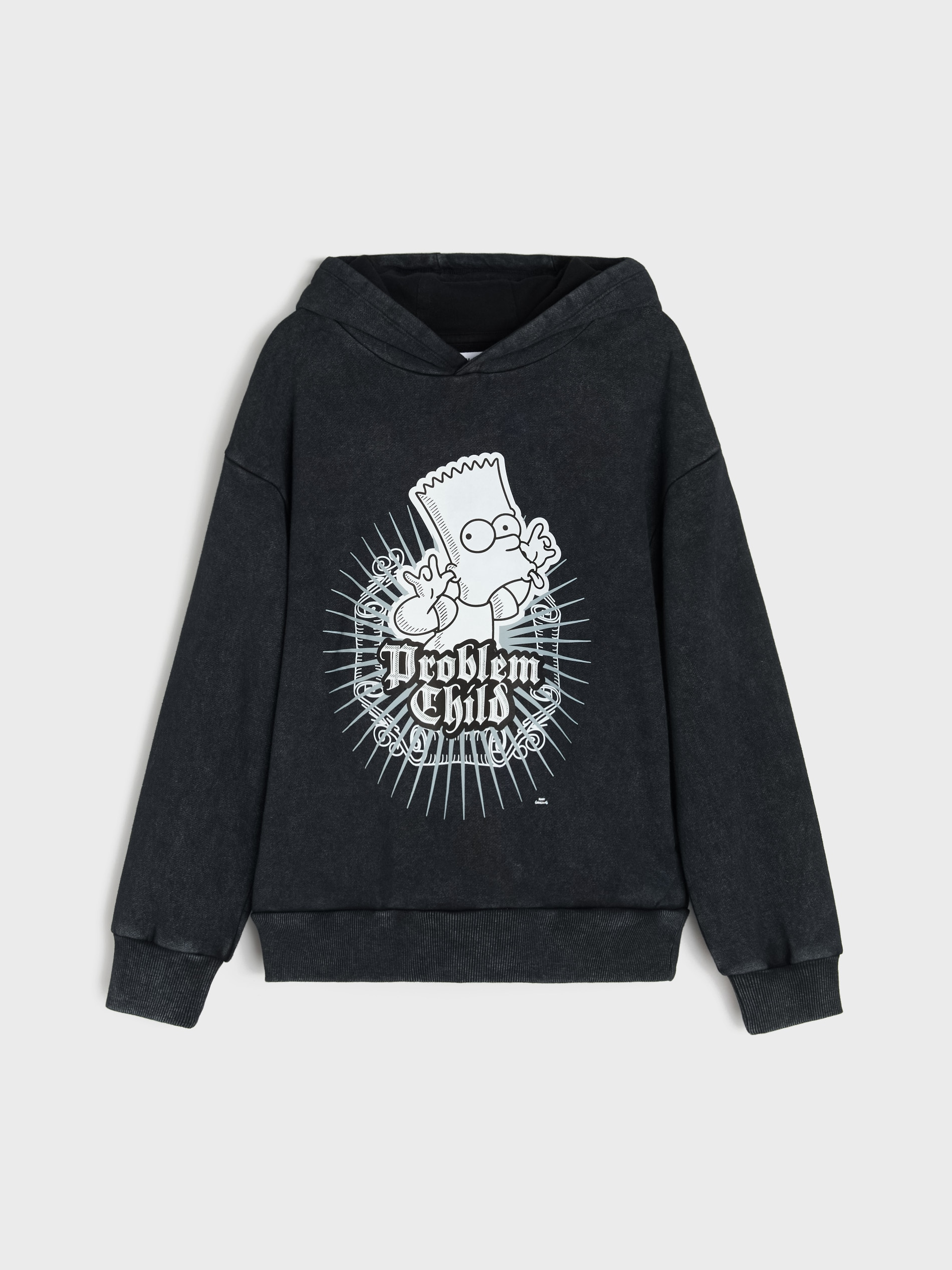 Bluza z kapturem z efektem sprania The Simpsons