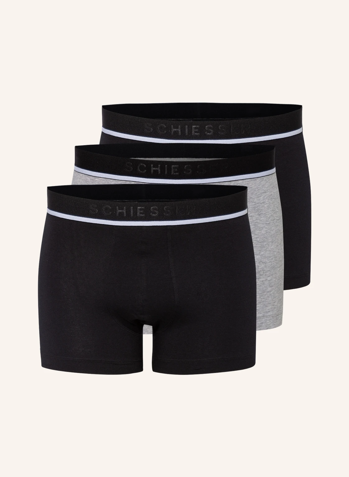 SCHIESSER 3er-Pack Boxershorts 95/5