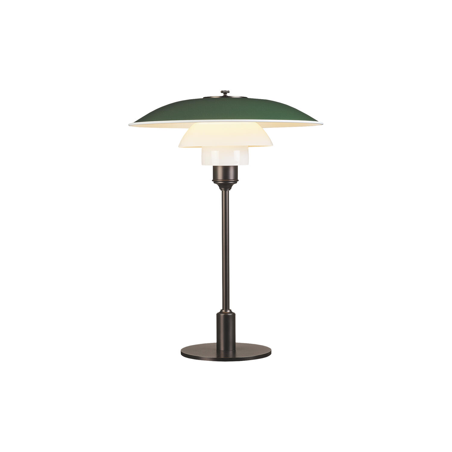 PH 3&frac12;-2&frac12; bordlampe, grøn