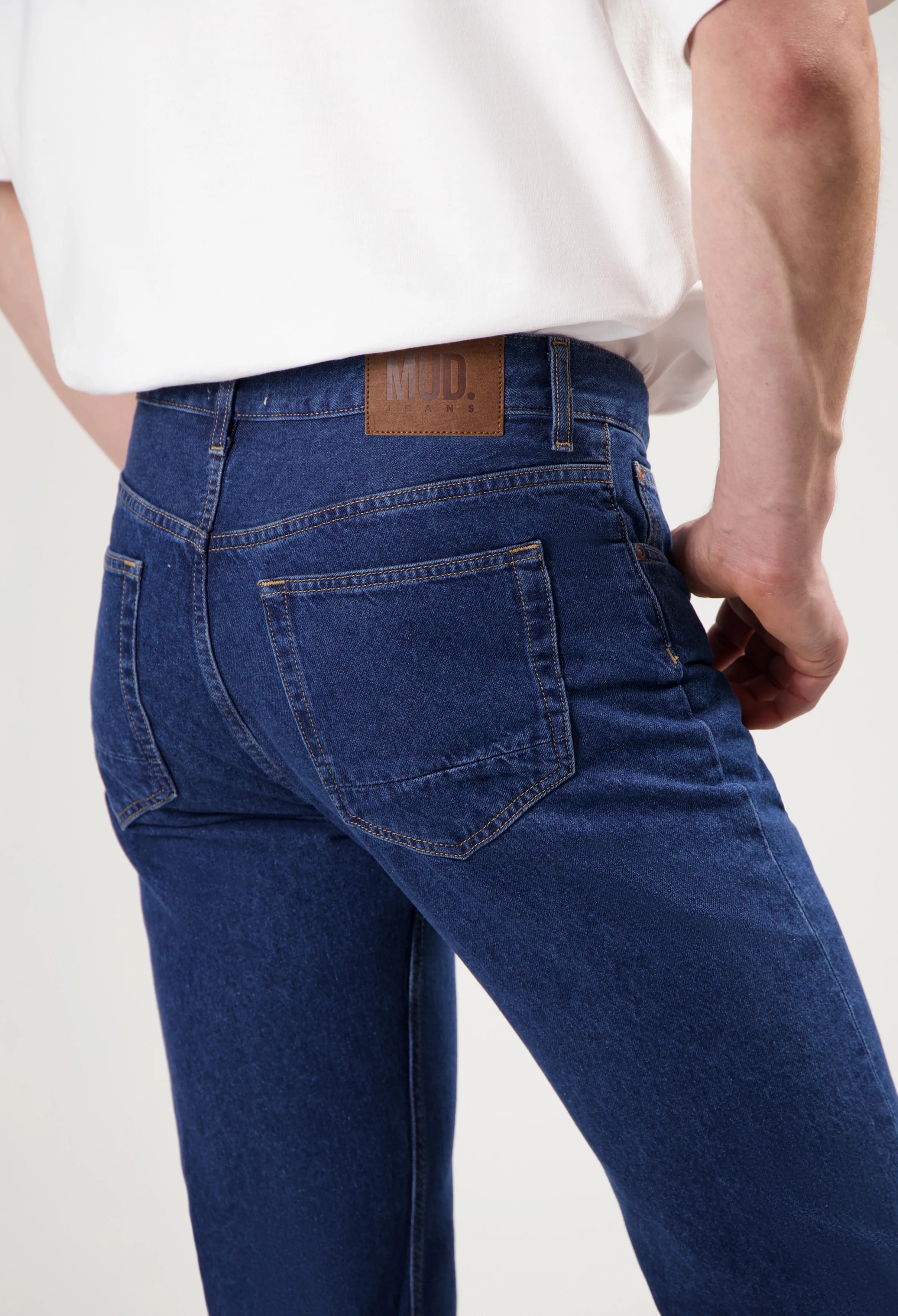 John Mid Straight - Stone Indigo