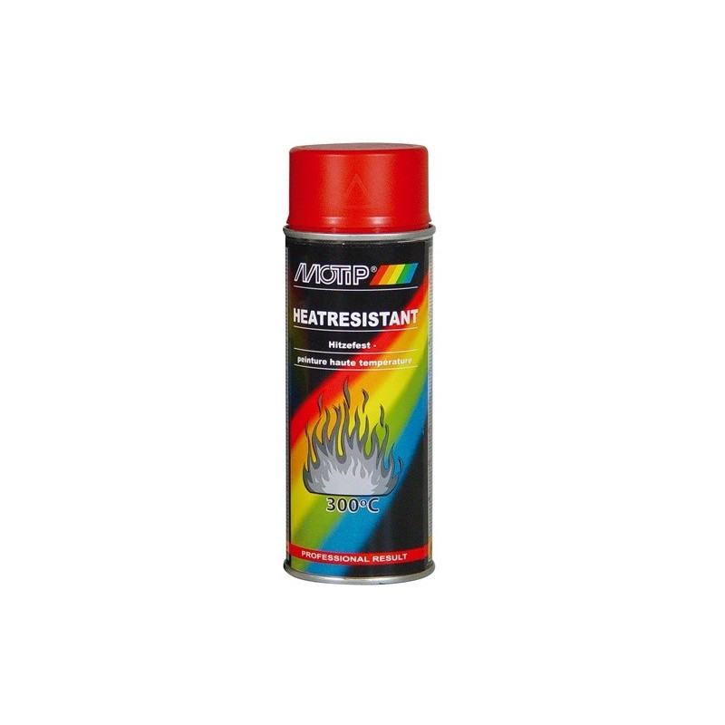 Peinture haute température rouge 0,4 L MOTIP