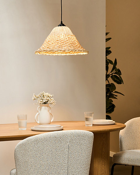 Lampe suspension GUAMANI Bambou Naturel
