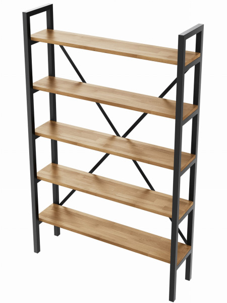 Regał Medium Industrial Loft na książki D5 160x60x40 cm
