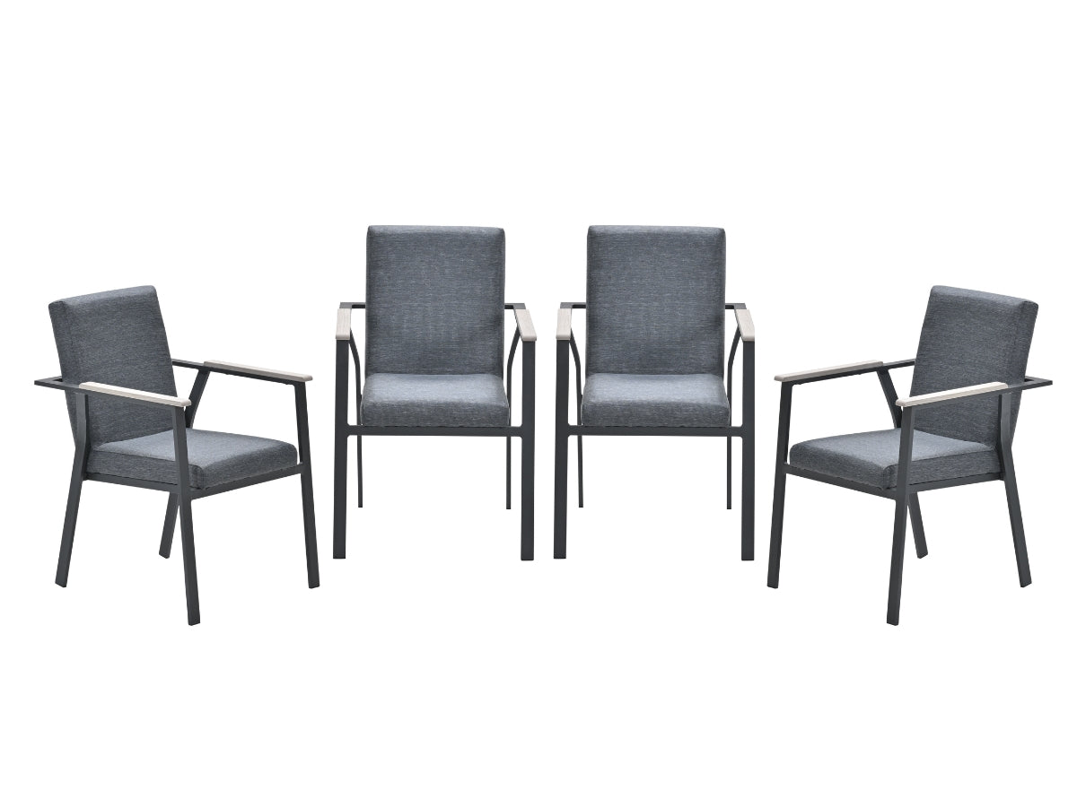 Garden Impressions Catania tuinstoelen set van 4 all weather