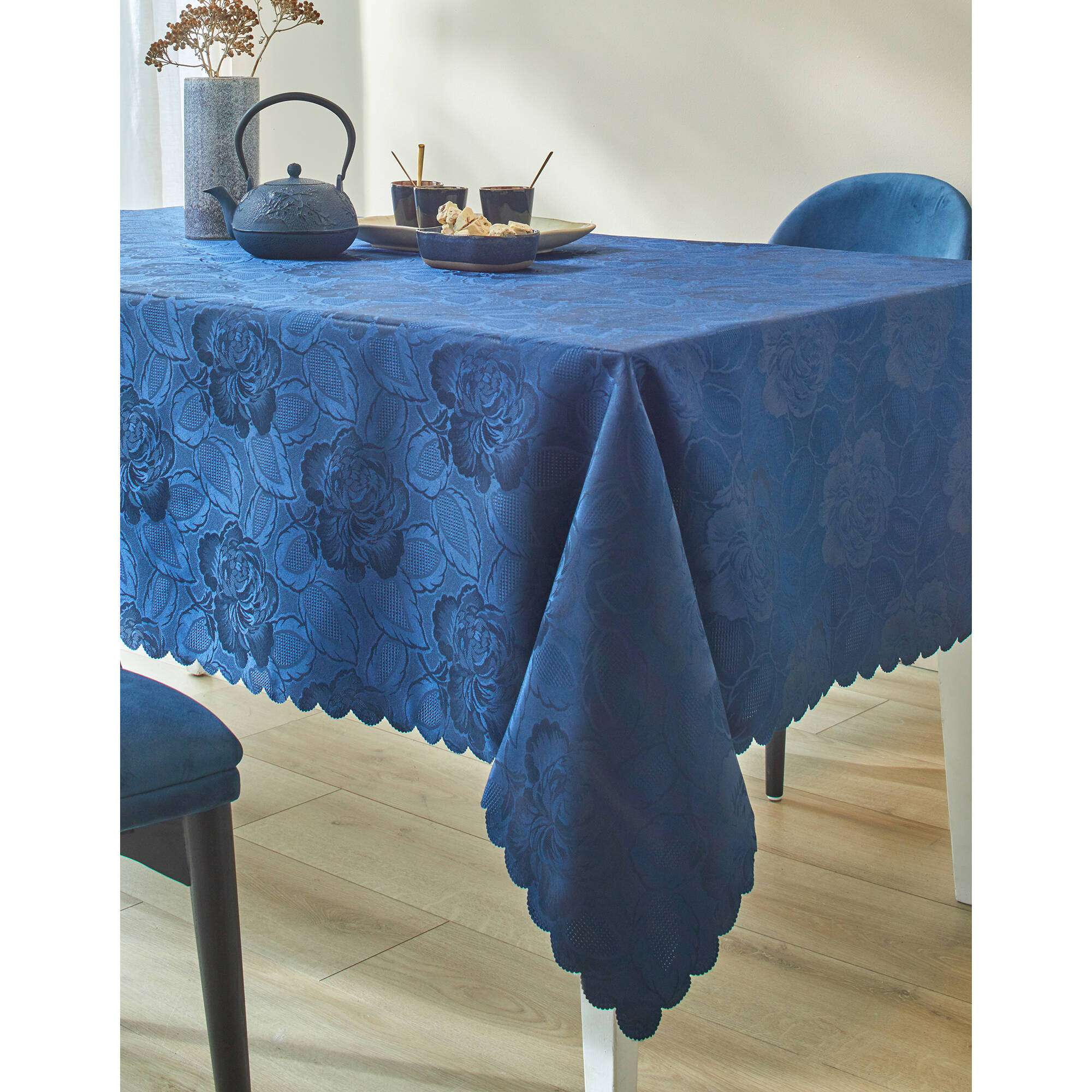 Nappe jacquard damassé