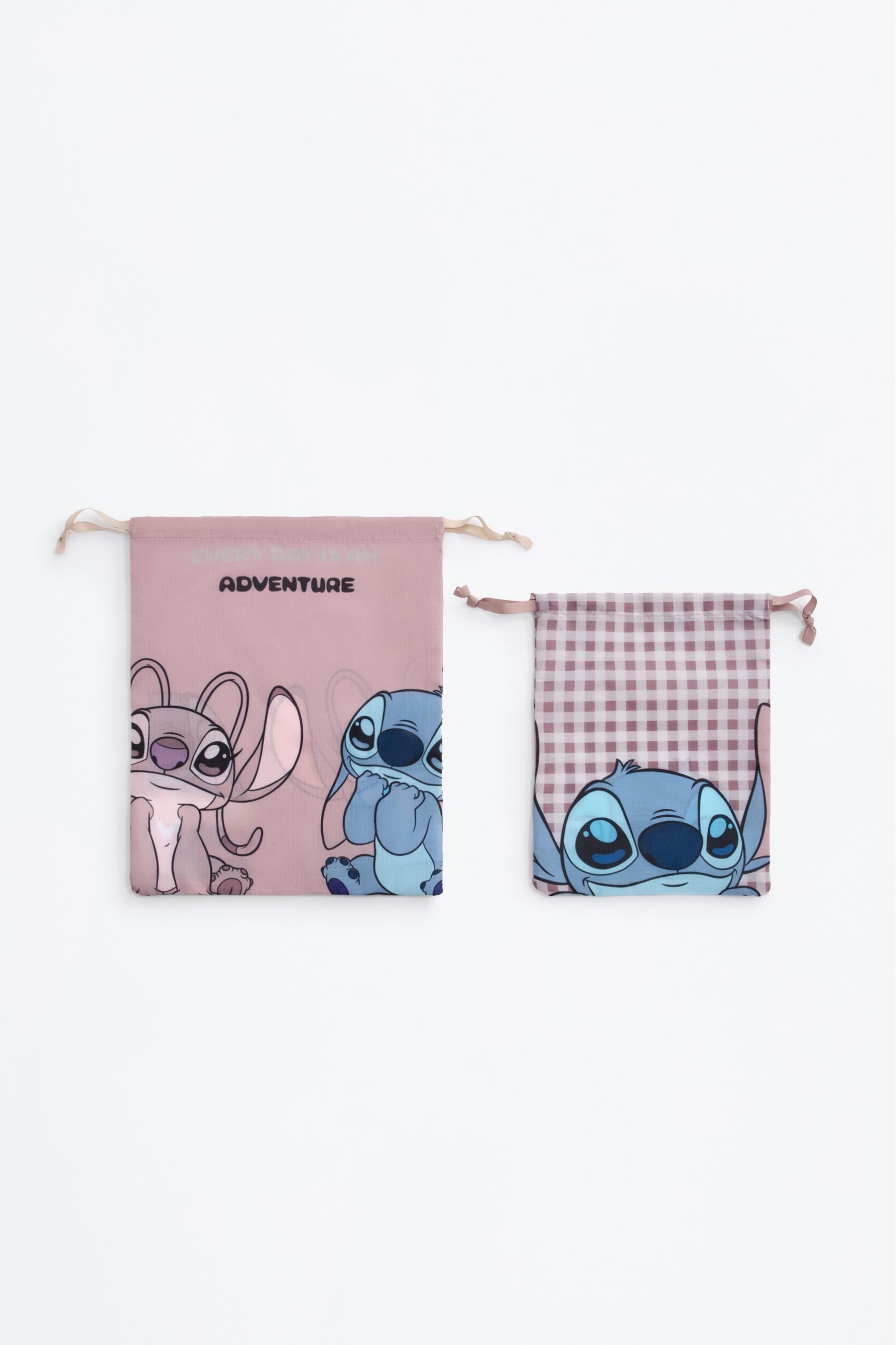 Set 2 bolsitas Stitch y Ángel ©Disney ajustables
