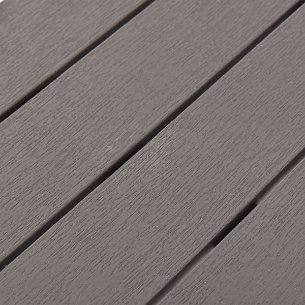 Banc de jardin - vidaXL - Moka - Plastique - 60x38,5x45 cm - Résistant aux intempéries