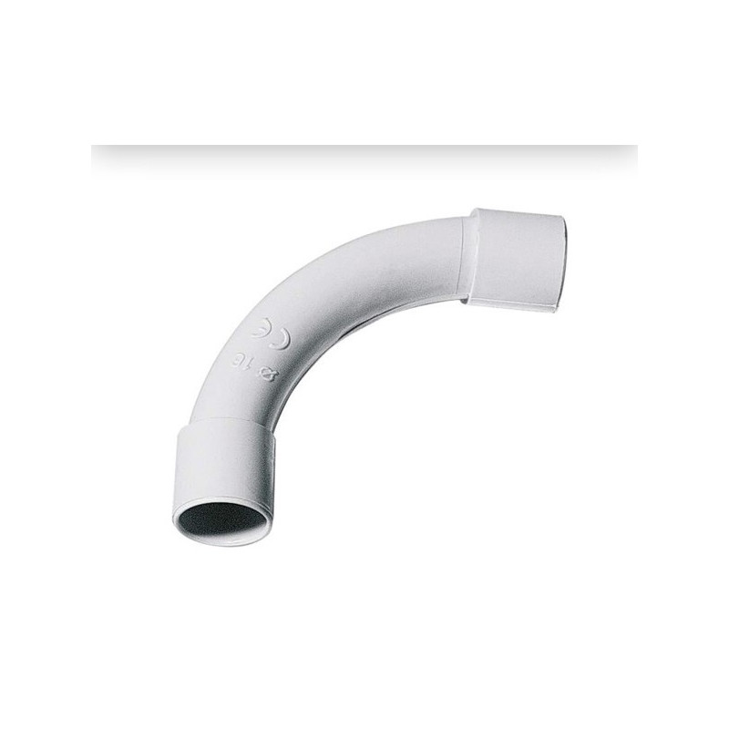 Coude gris Ø 16 mm 6 pièces REDDY