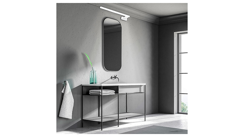 Kinkiet łazienkowy Shine LED metalowy biały
