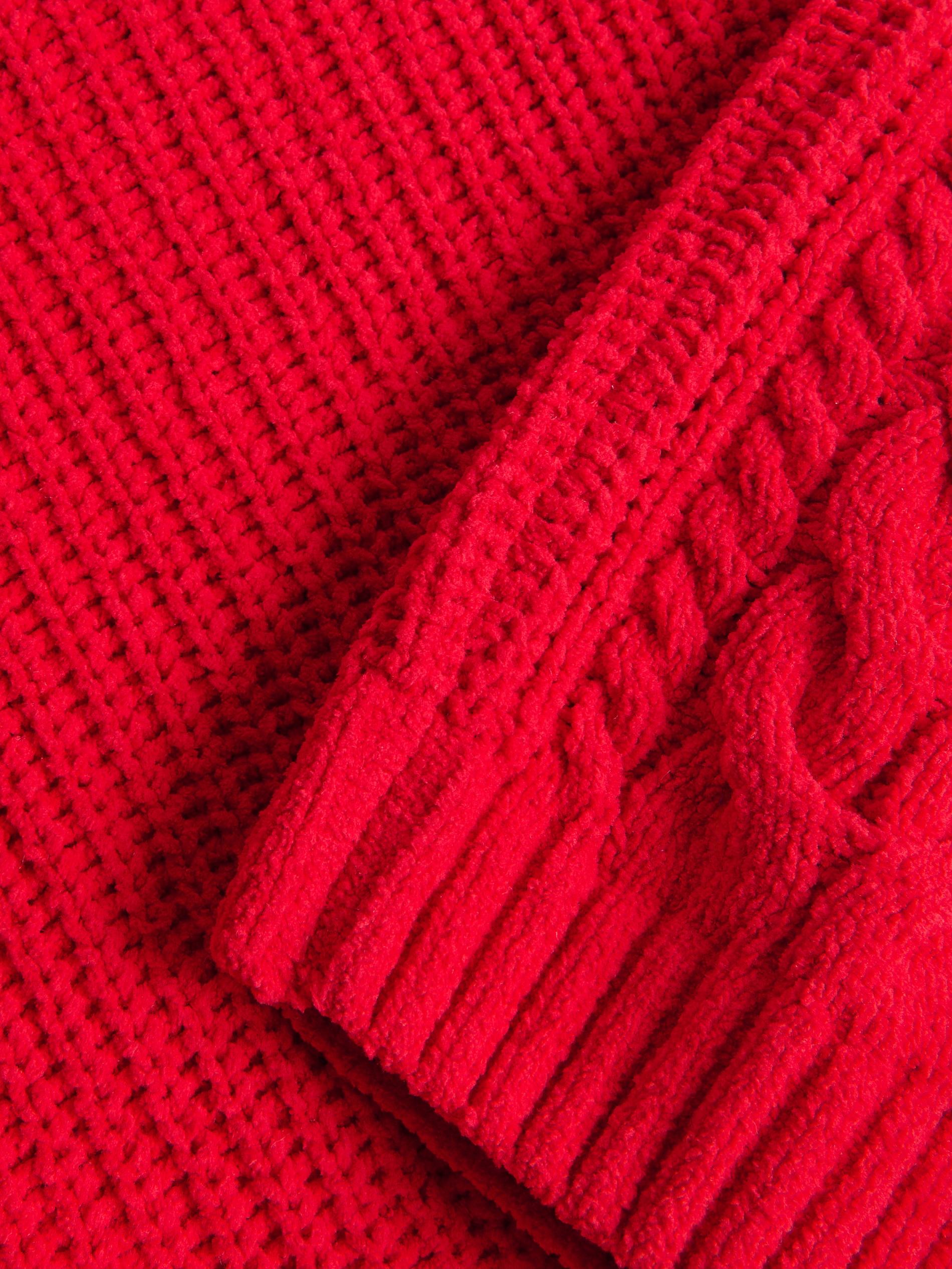 Sweter z fakturą