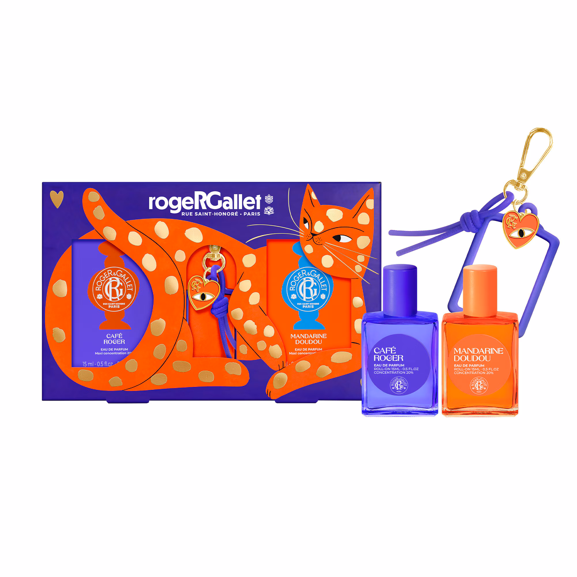MANDARINE DOUDOU & CAFÉ ROGERCoffret - eau de parfum concentré - roll on