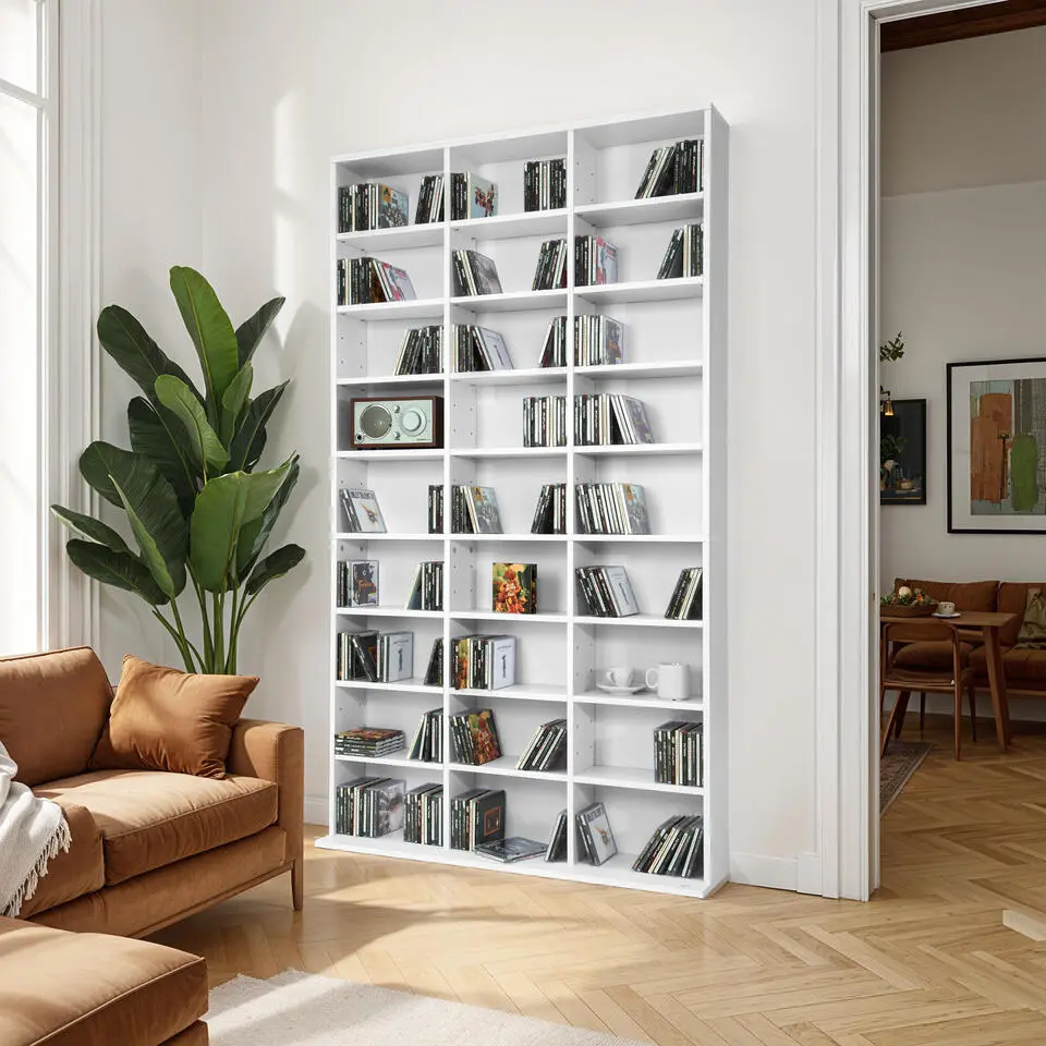 tectake Kast Christel 180x102x23,5cm, Wit