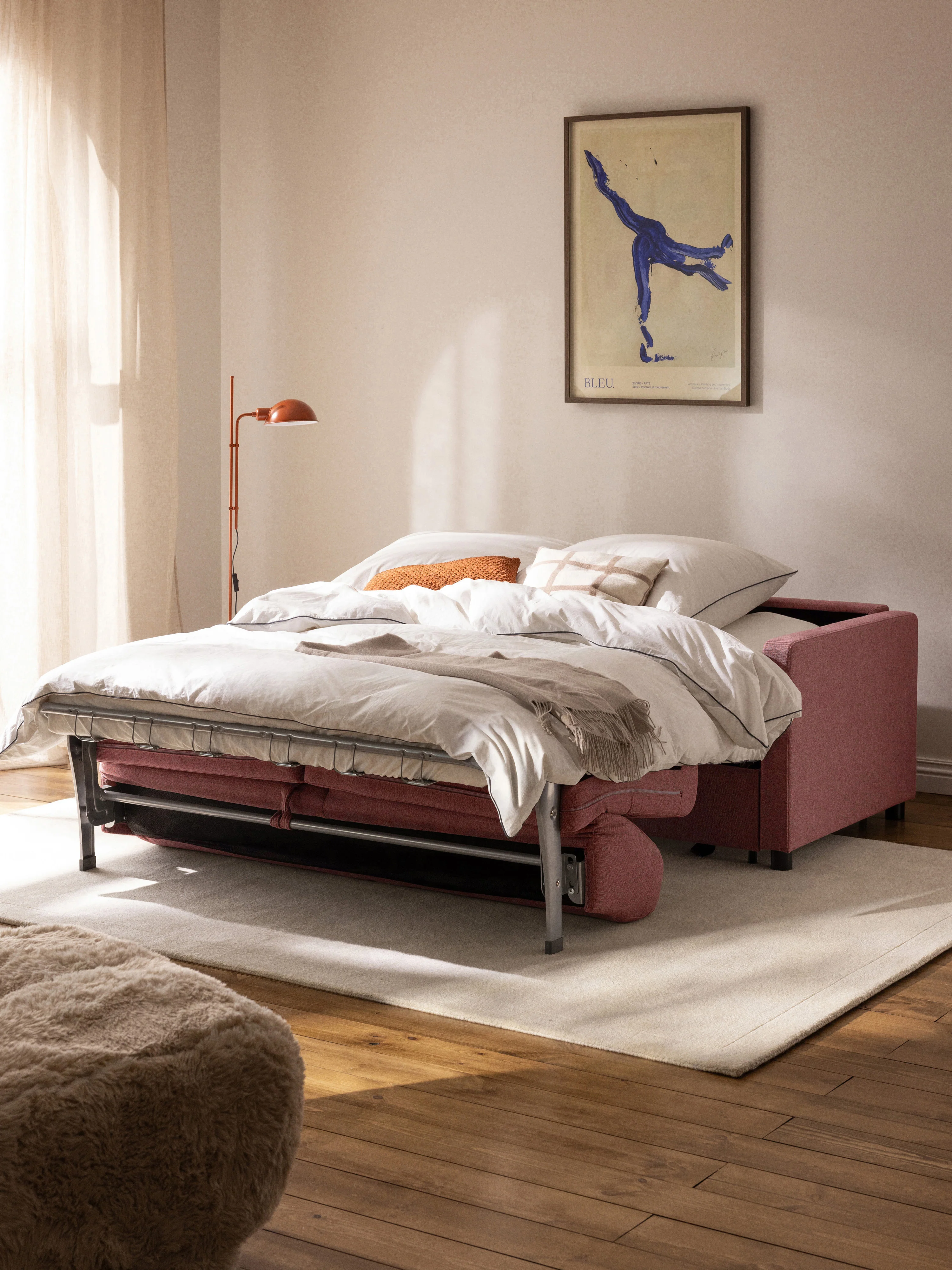 Schlafsofa Morgan mit Matratze (2-Sitzer)