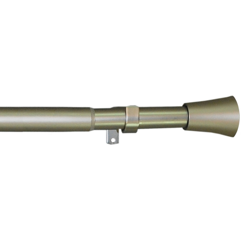 Kit tringlerie en métal Ø 28 - 25 mm extensible avec embout Pommeau 2 m à 3,6 m