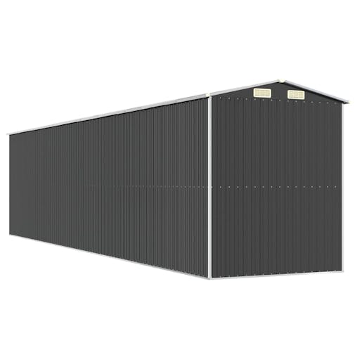NNEVL Garden Shed Anthracite 192x855x223 cm Galvanised Steel
