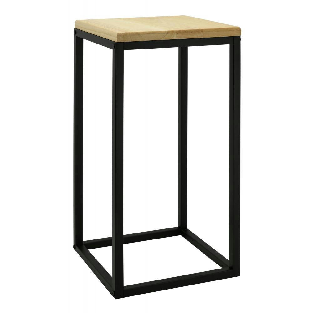 - Sellette en métal et paulownia