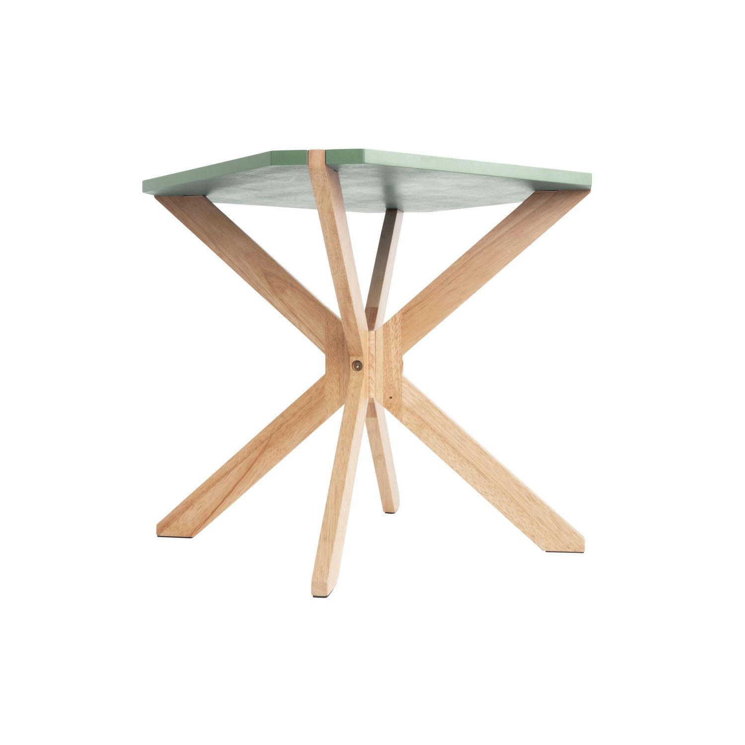MISTE - Table d'appoint scandinave en bois vert
