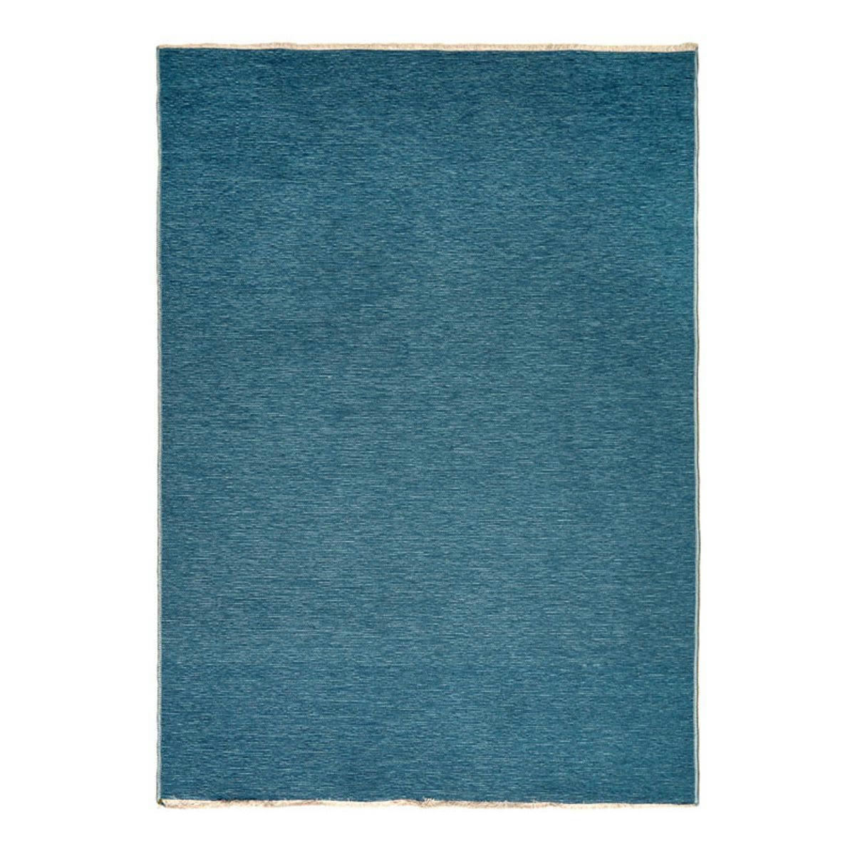 REVERSIBLE - Tapis réversible bleu pétrole/gris foncé 160x230