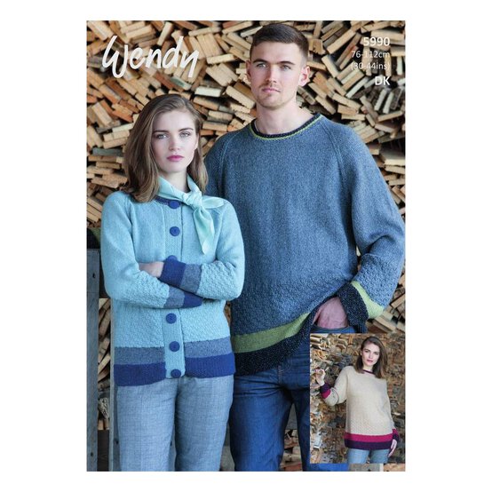 Wendy Pixile DK Sweater and Scarf Digital Pattern 5990