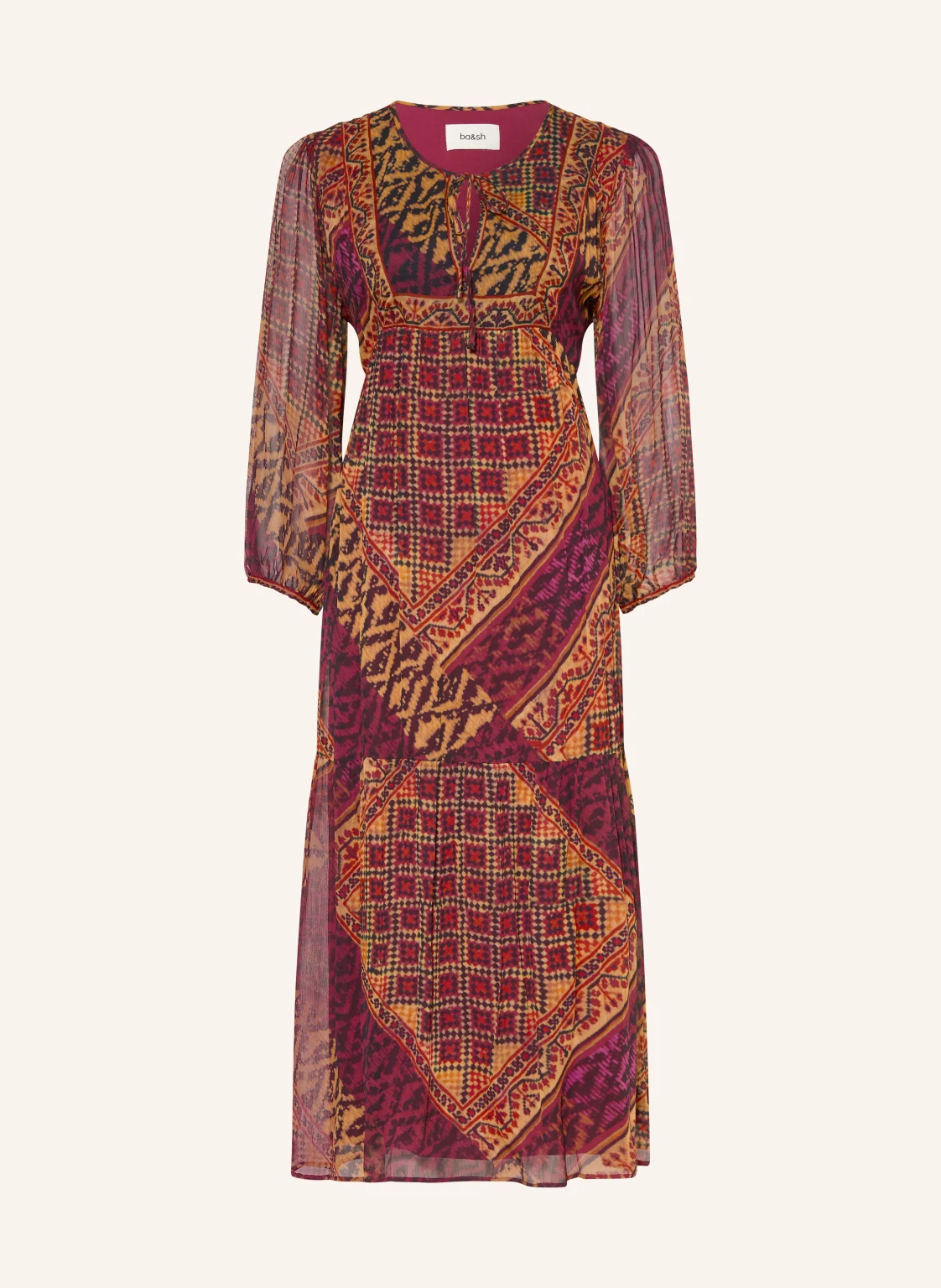 ba&sh Kleid ORIA mit Rüschen