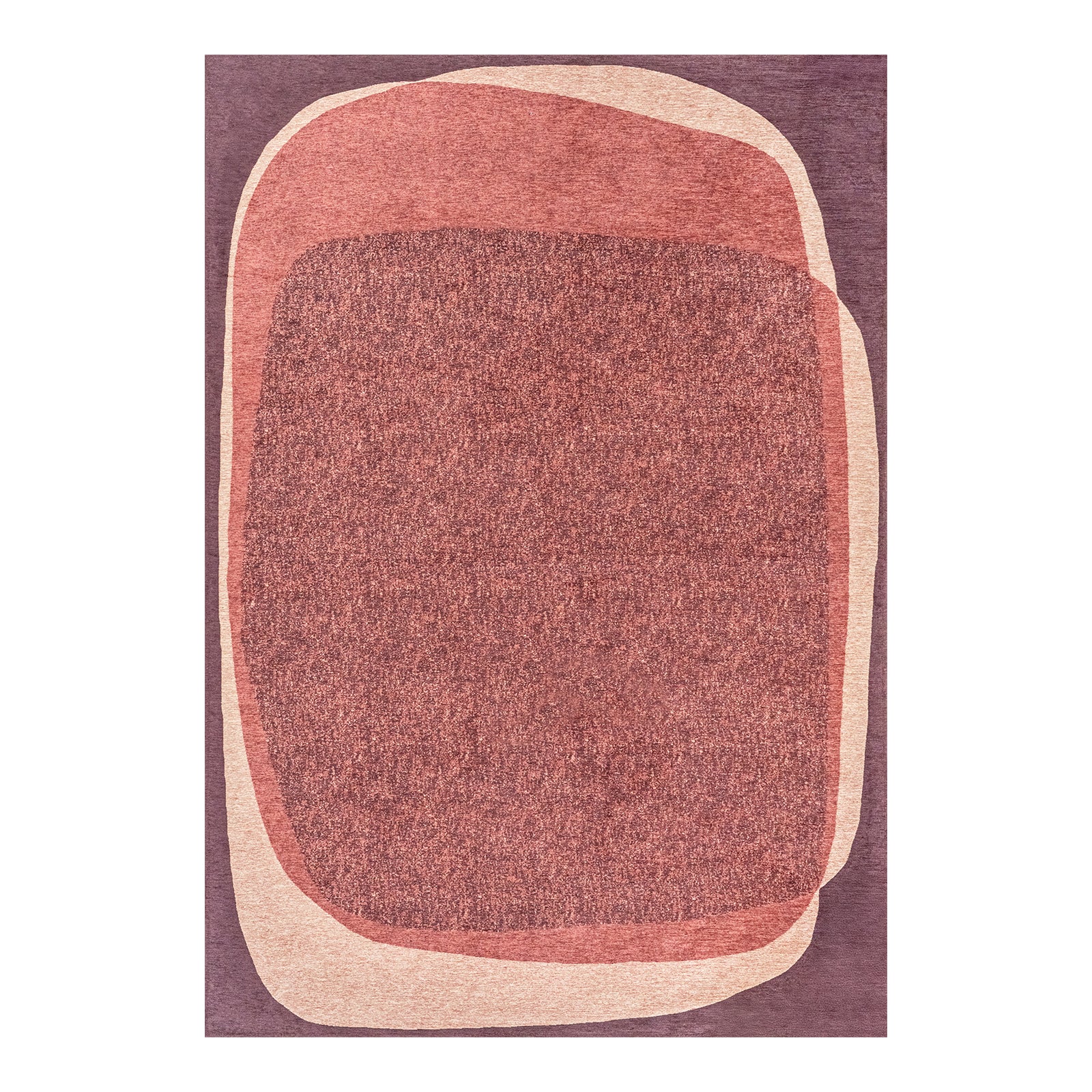 Ecorugs vloerkleed Rosewood - roze - 140x200cm