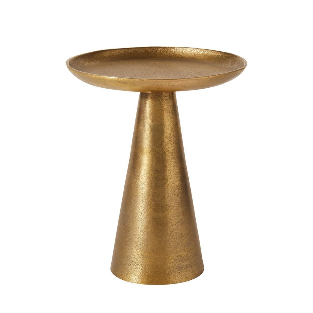 StarFurn Salontafel Daisy - Rond Goud Metaal - 40x40x60cm