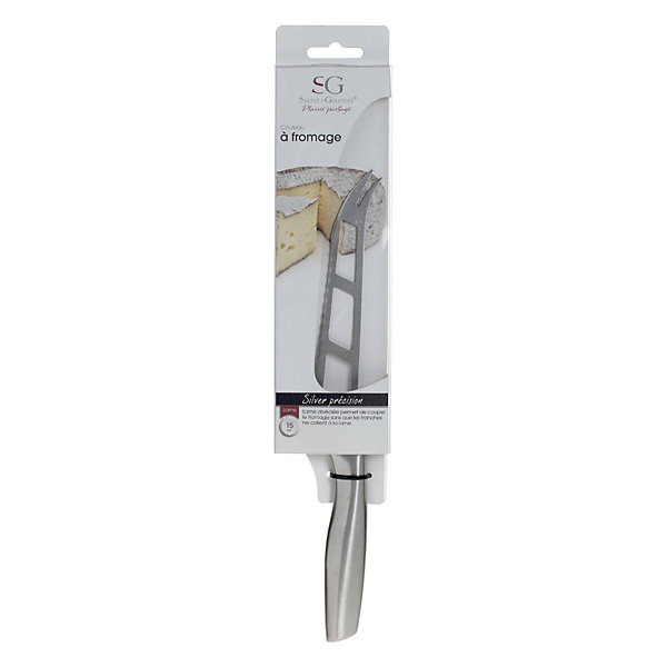 Couteau à fromage inox - lame 15cm Silver Précision - 5Five