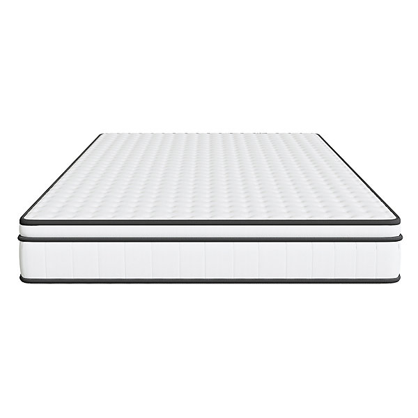 Matelas 140 x 190 cm ressorts ensachés et surmatelas intégré ép.25cm