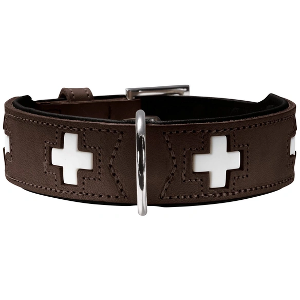 Halsband, Gr. L-XL, braun/schwarz