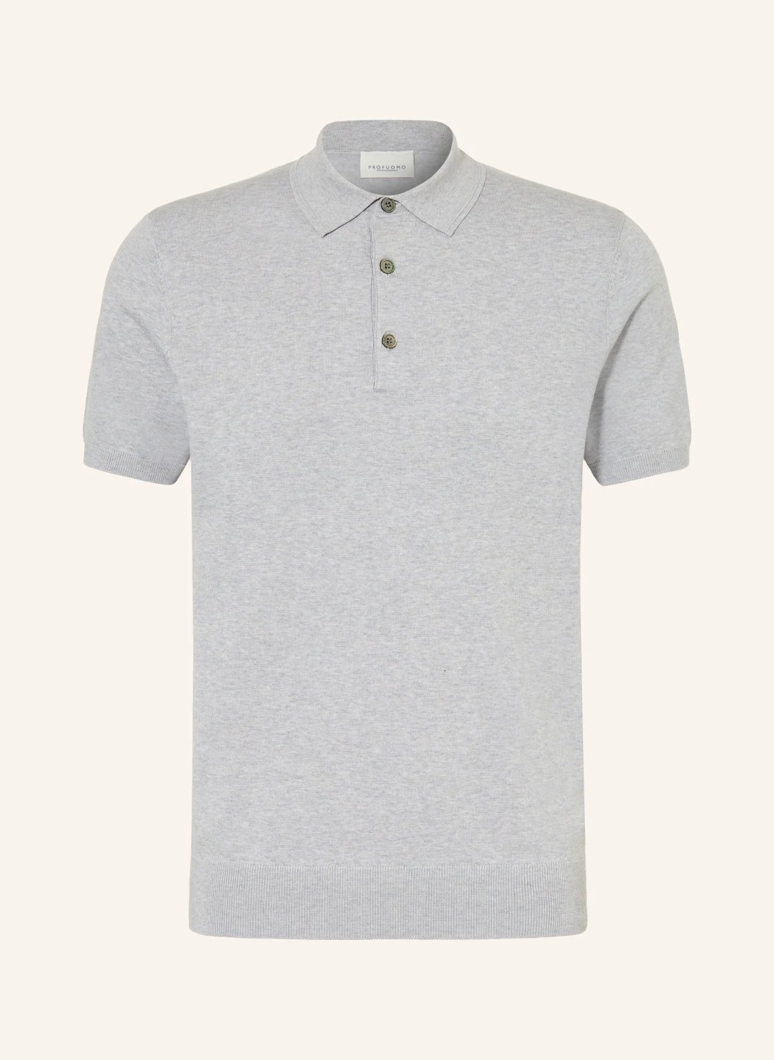 PROFUOMO Strick-Poloshirt