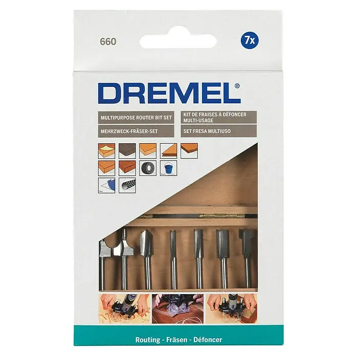 FRESESETT DREMEL 660 7 DELER