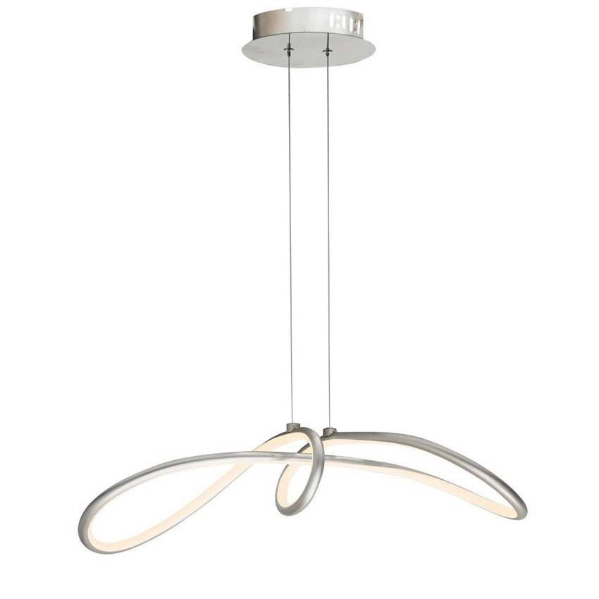 Lampa wisząca SLASH srebrno-mleczny LED 1x38W 4000K 2000lm Candellux