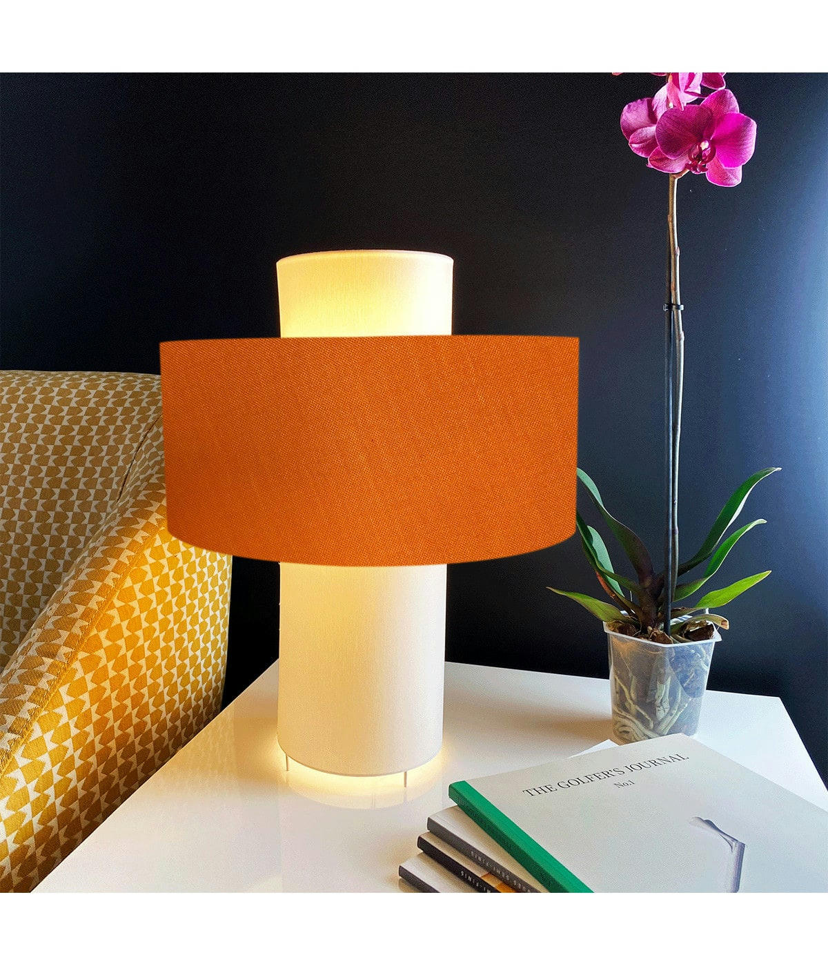 EMILIO - Lampe Emilio orange D35 cm D: 35 x H: 45