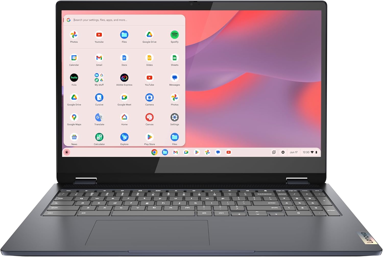 Lenovo IdeaPad Flex 3i Chromebook Laptop  Intel® UHD Graphics  15.6” FHD Display  Intel Pentium N6000  8GB RAM  128GB SSD  1920x1080 px  Touchscreen  Chrome OS  Abyss Blue