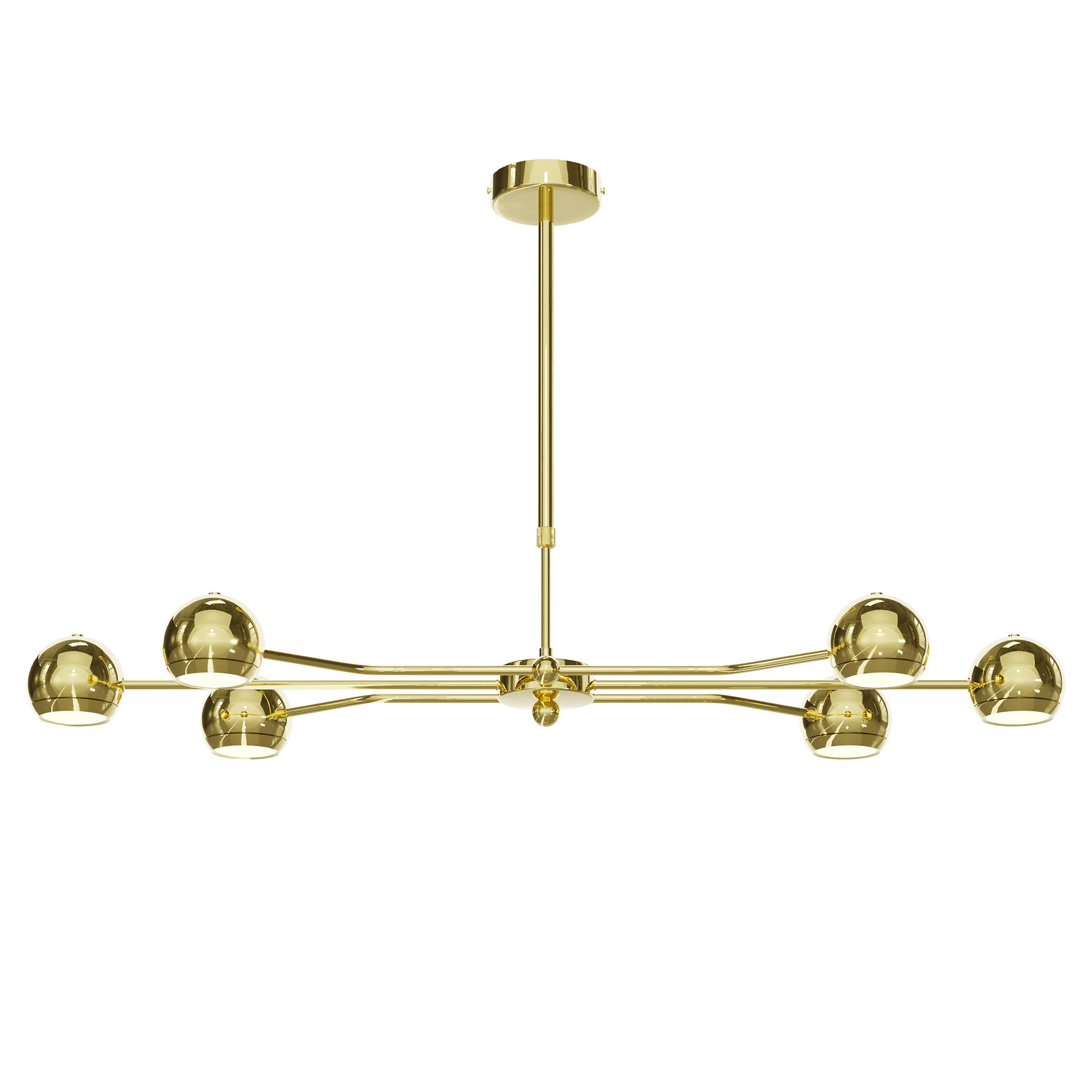 Lampa sufitowa TIANAzłota 6xGU10x14W IP20 Jupiter