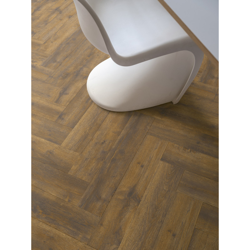 Sol en vinyle Vorma Pad Pro chêne siècle foncé 0,8 m² PERGO
