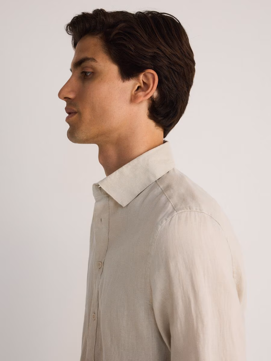 Regular Fit Linen Shirt