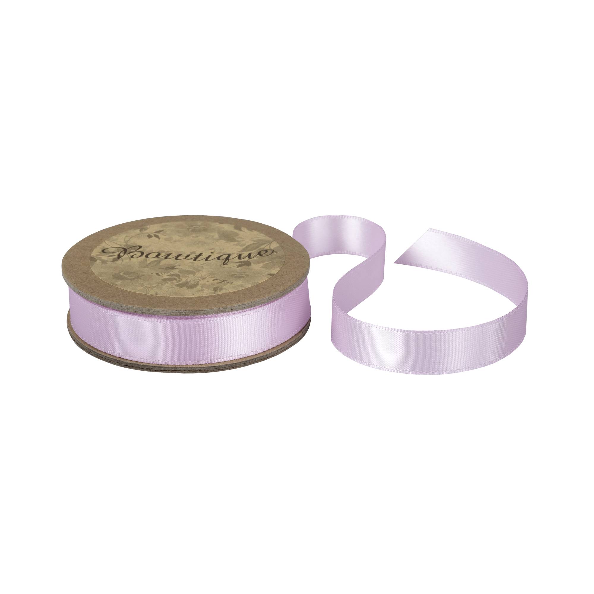 Light Orchid Double-Faced Satin Ribbon 12mm x 5m