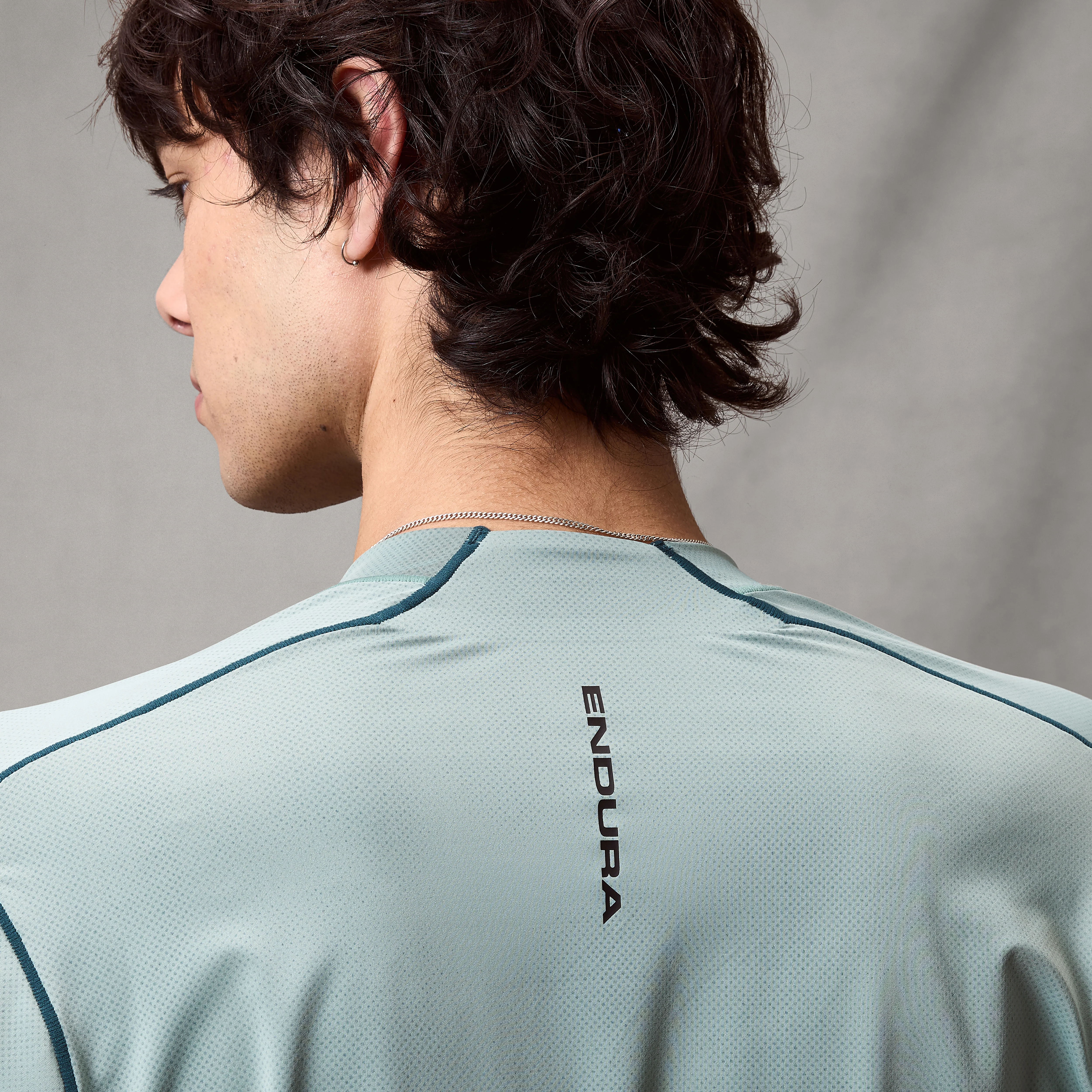 Men's AllTrack Rout L/S Tech Tee - Sage Green