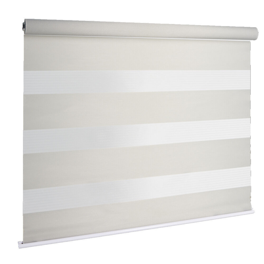 Store enrouleur avec ou sans perçage jour nuit beige 60x160cm