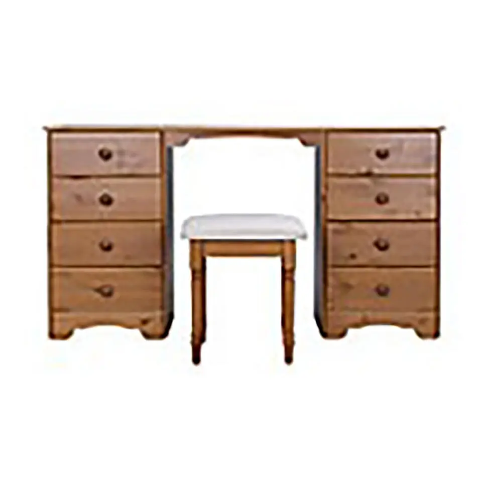 Hioshop Nilon kaptafel incl kruk 8 laden kers dekor