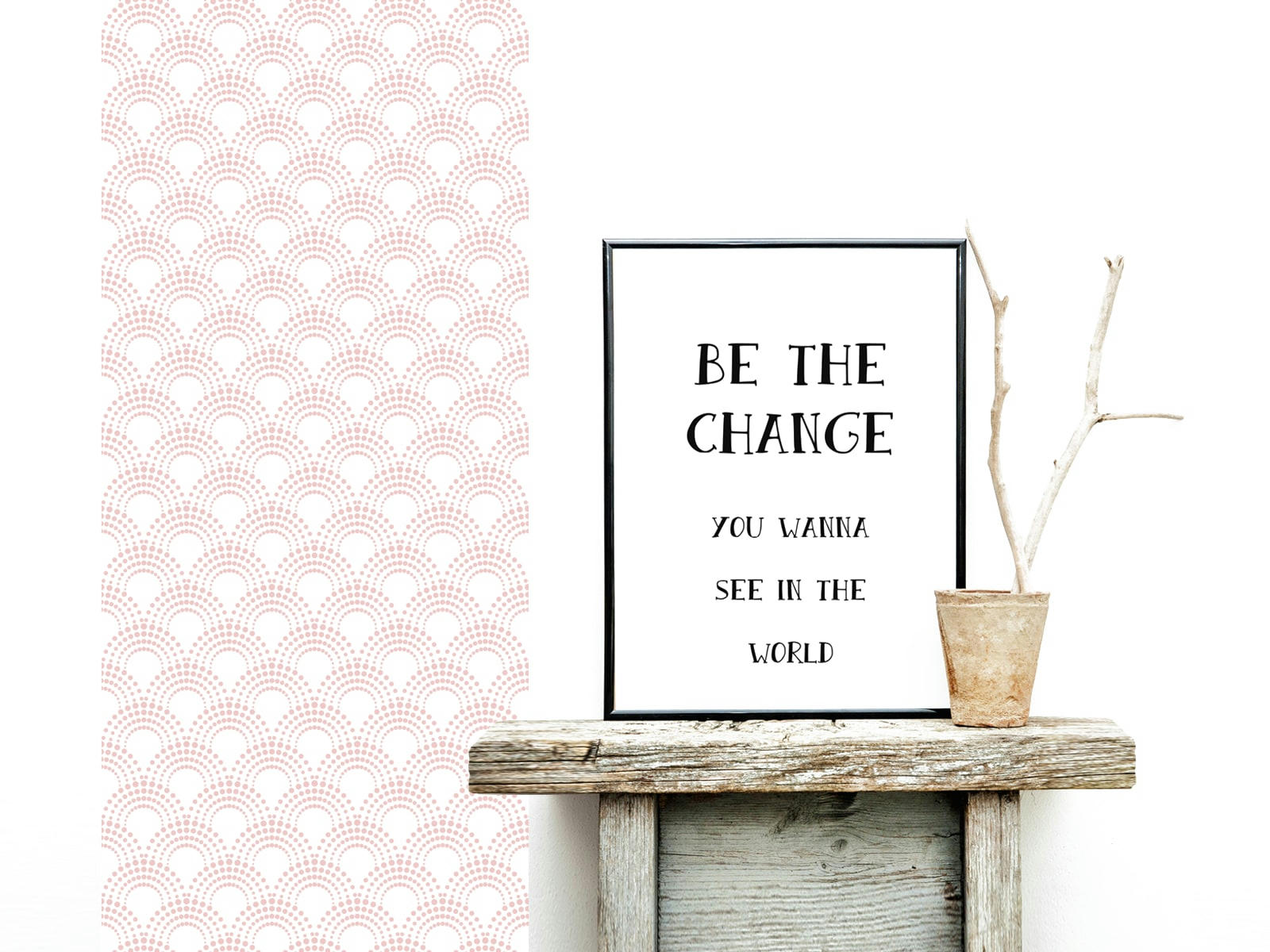 - Papier peint adhésif clair de lune rose 60cmx2m50