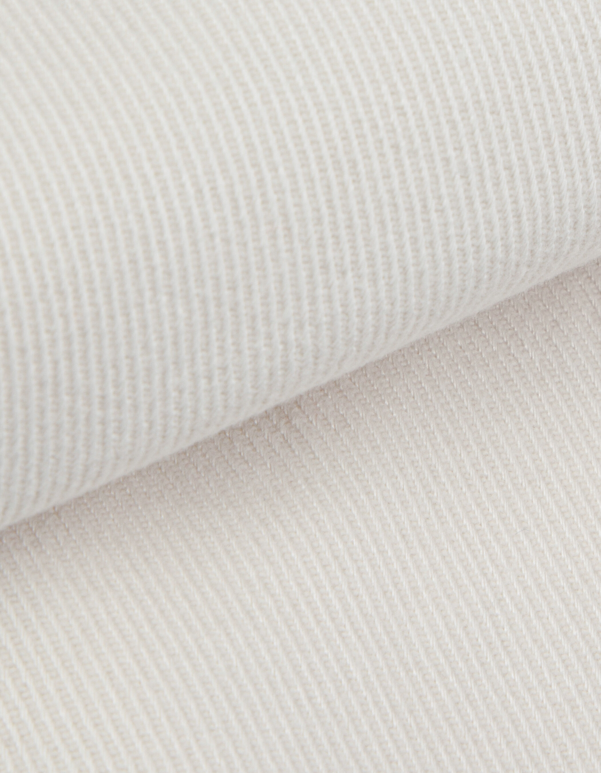 Chemise vareuse loose écrue col zippé Homme