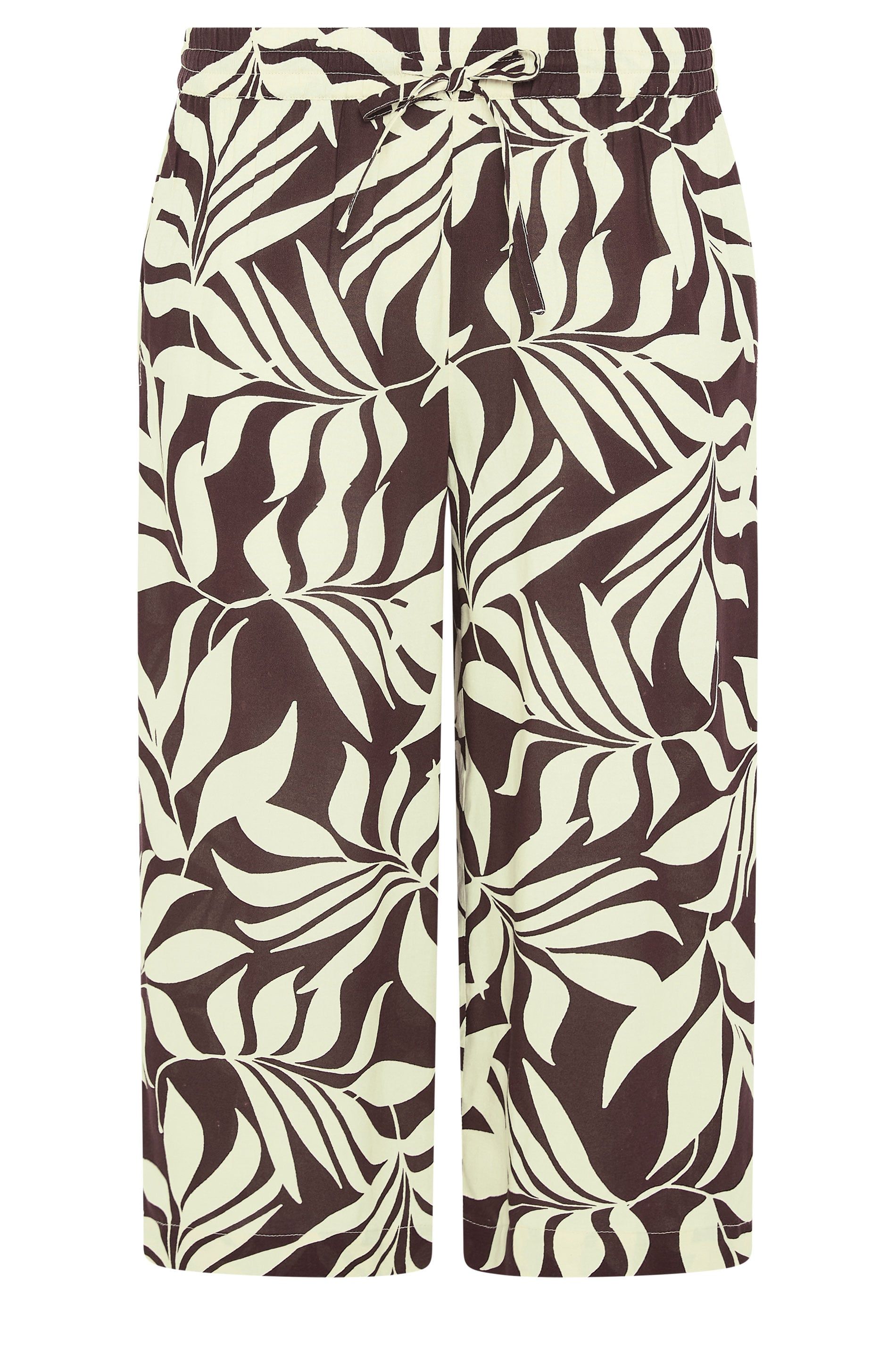 M&Co Petite Printed Cropped Trousers