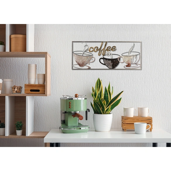 Metallbild, ca. 25x61 cm, Motiv 982