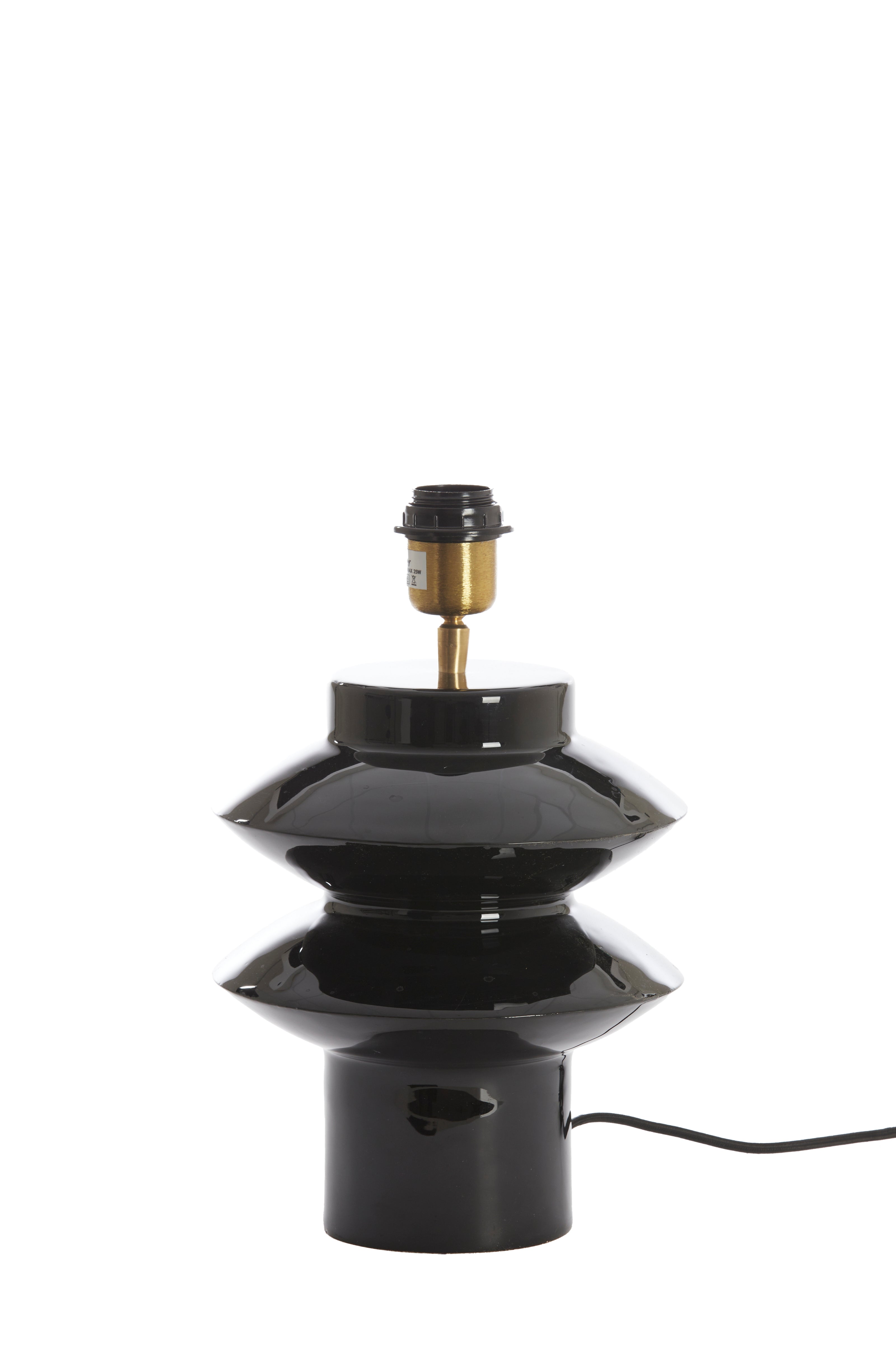 Light & Living lampvoet PETCH - Ø22x26cm - zwart