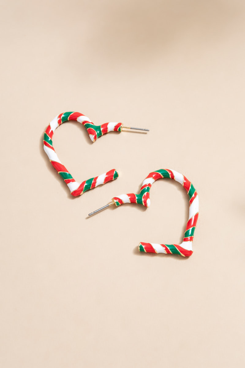 Krista Candy Cane Earrings