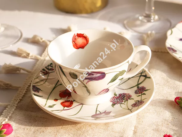 Filiżanka ze spodkiem 250 ml Duo - Flower meadow 15.FLO-M.FS25