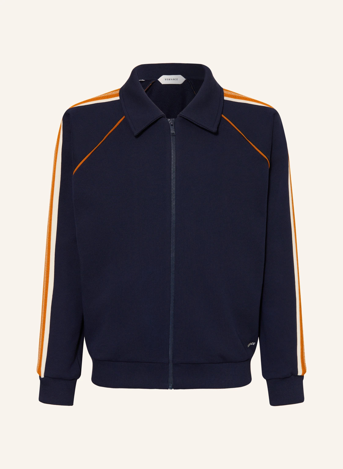 VERSACE Sweatjacke mit Galonstreifen